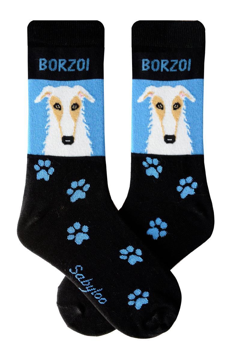 Borzoi Dog Socks – Sabyloo