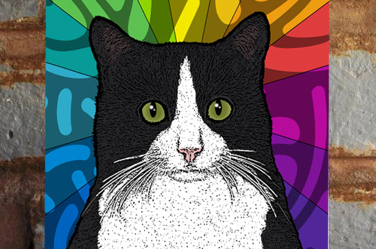 Cat Art Tiles