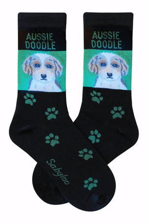 Aussie Doodle Dog Socks
