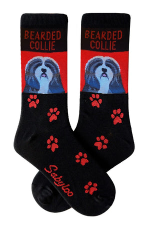 Bearded Collie Dog Socks