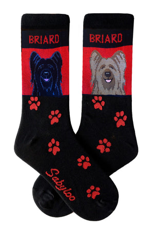 Briard Dog Socks