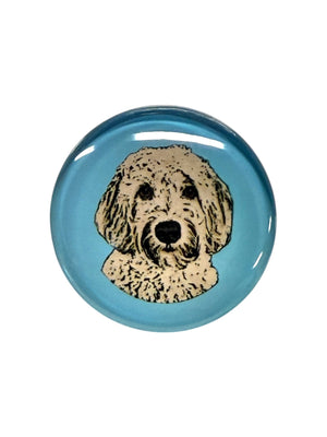 Golden Doodle Dog Magnet