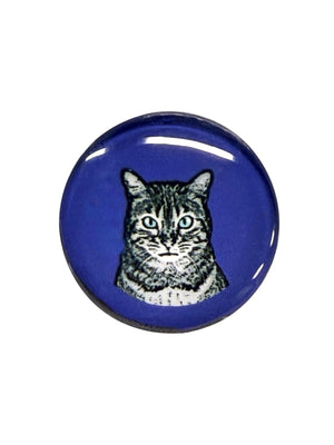 Silver Tabby Cat Magnet