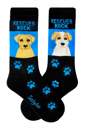 RESCUES ROCK Dog Socks