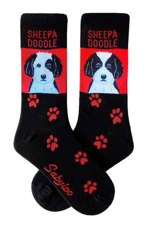 Sheepadoodle Dog Socks