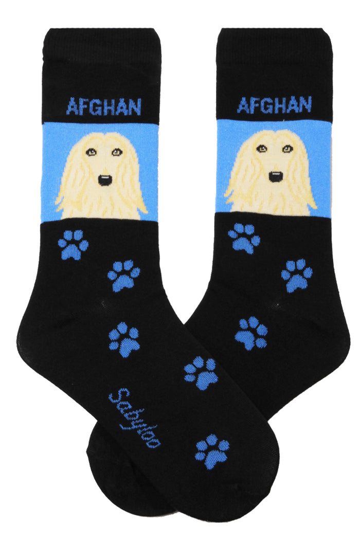 Afghan Dog Socks
