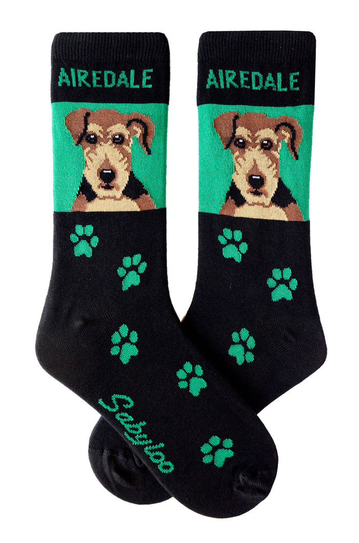 Airedale Dog Socks