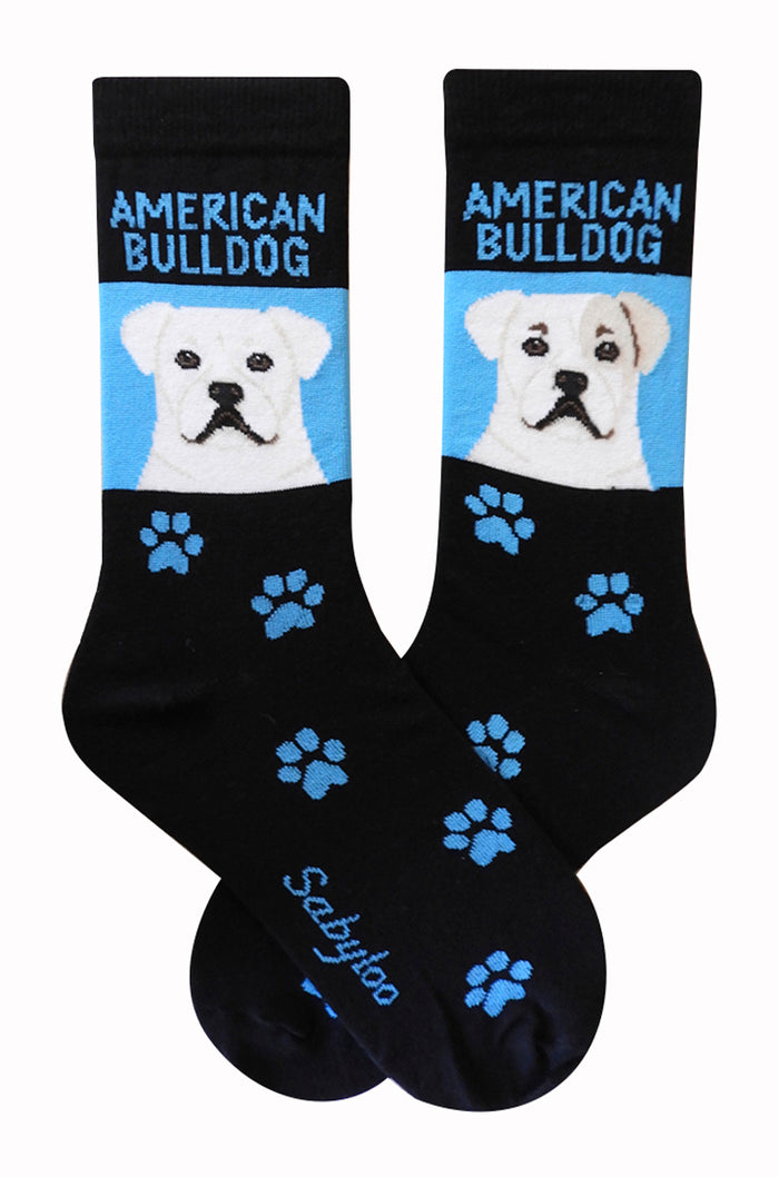American Bulldog Dog Socks