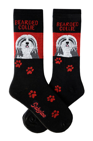Bearded Collie Dog Socks