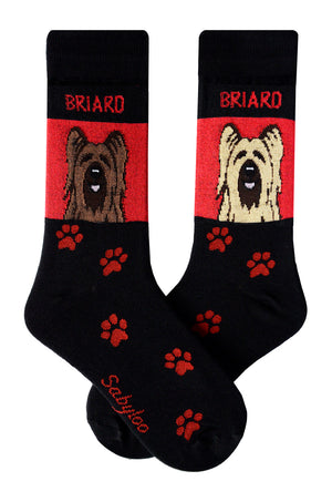 Briard Dog Socks
