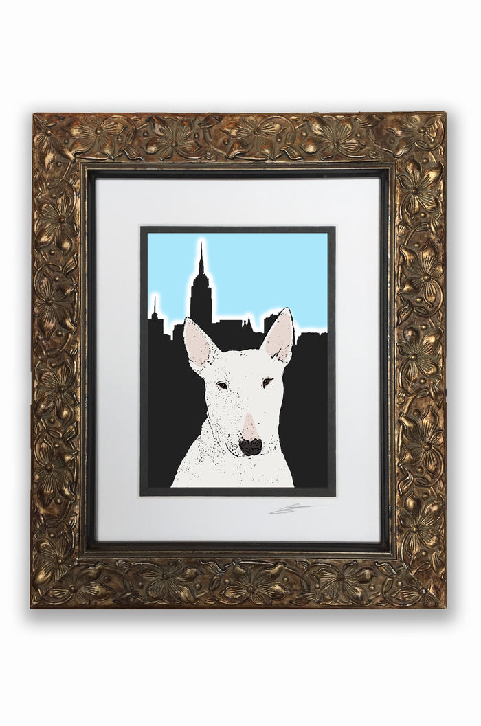 Bull Terrier Pupart Portrait