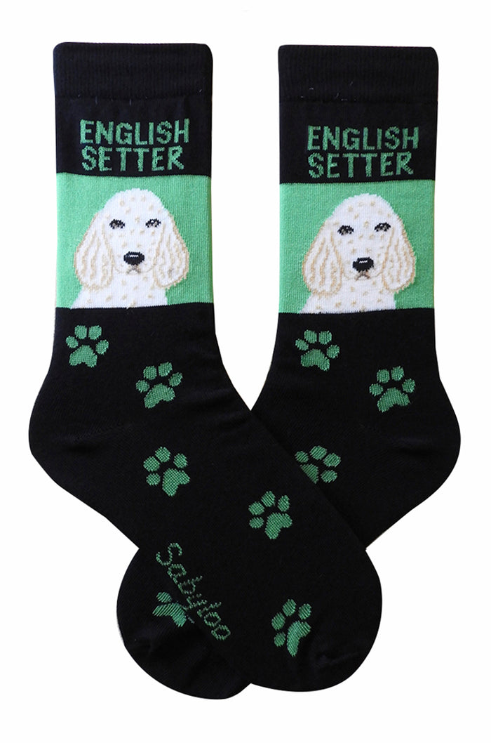 English Setter Dog Socks