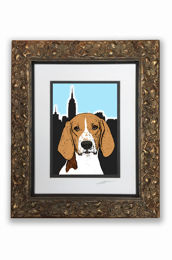 Foxhound Pupart Portrait