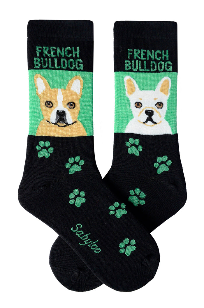 French Bulldog Dog Socks Tan