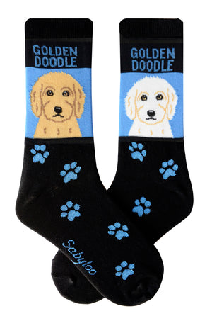 Golden Doodle Dog Socks