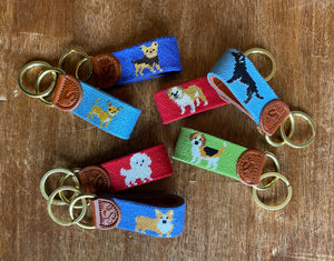 Sabyloo Handcrafted Needlepoint Keyrings