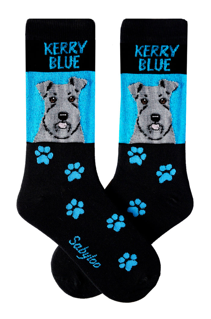 Kerry Blue Dog Socks