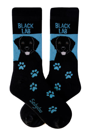 Lab, Black Dog Socks