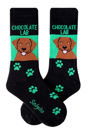 Lab, Chocolate Dog Socks