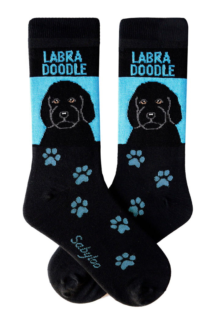 Labradoodle Dog Socks (Black)