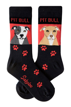 Pit Bull Dog Socks Light