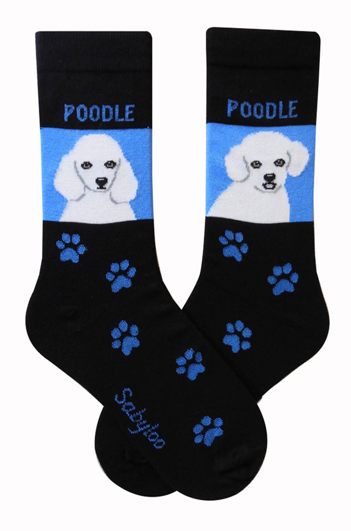 Poodle White Socks