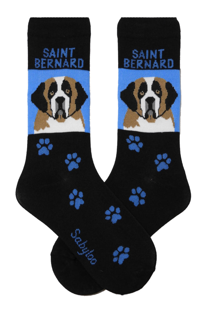 Saint Bernard Dog Socks