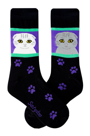 Scottish Fold Cat Socks