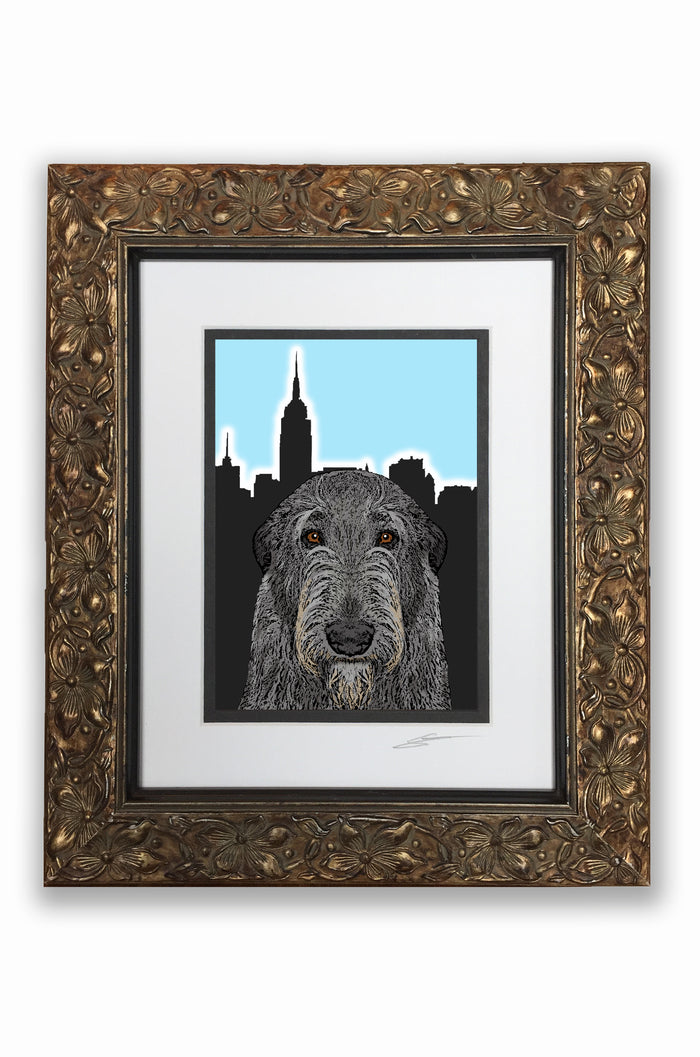 Wolfhound Pupart Portrait